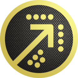 Upward arrow icon representing growth