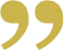 Quotation mark icon introducing a client testimonial